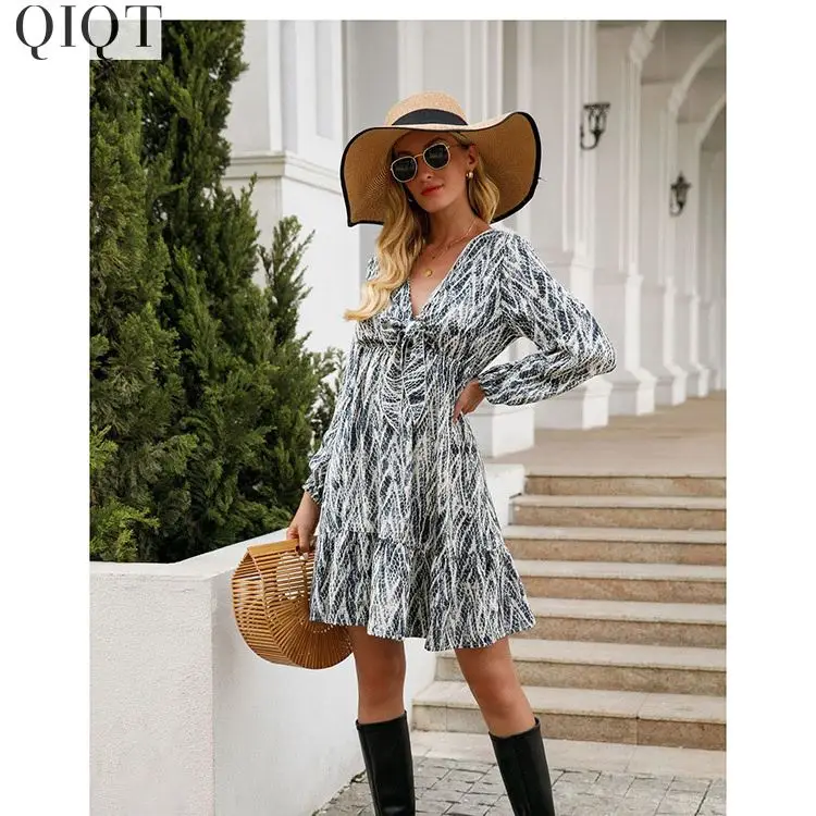 OLIVE Newest Design 2021 Fall Summer Sexy V-Neck Waist Tie Ribbon Bow Dress Cheap Casual Women Dress
OLIVE Newest Design 2021 Fall Summer Sexy V-Neck Waist Tie Ribbon Bow Dress Cheap Casual Women Dress