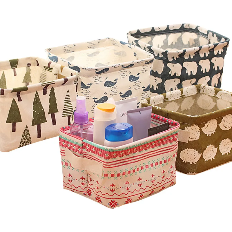 With Handle Cloth Sundries Cabinet Small Clothing Fabric Storage Basket, Forest, hedgehog, polar bear, whale, bohemia
With Handle Cloth Sundries Cabinet Small Clothing Fabric Storage Basket, Forest, hedgehog, polar bear, whale, bohemia