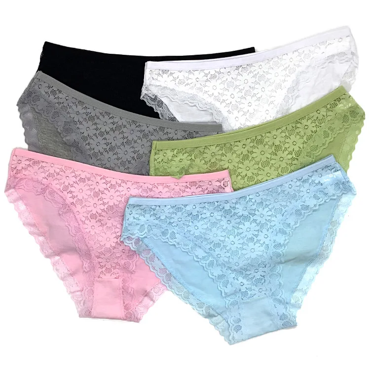 Wholesale stock ladies cotton lacy ladies undergarments panties from china, 6 colors
Wholesale stock ladies cotton lacy ladies undergarments panties from china, 6 colors