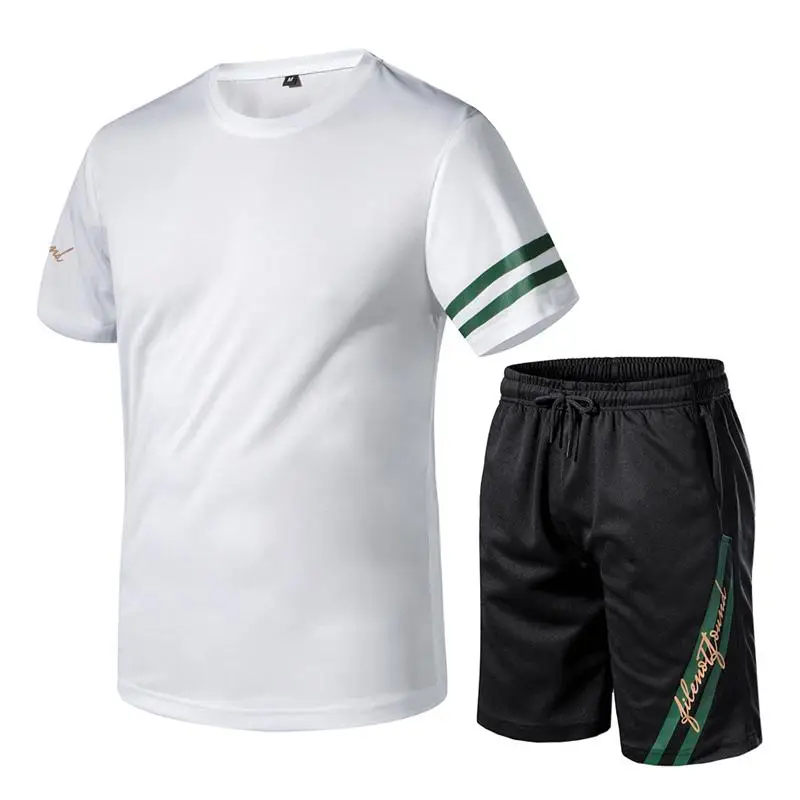 Casual solid athletic jogger shorts set sportwear two piece short sleeve jogging set, Customized color
Casual solid athletic jogger shorts set sportwear two piece short sleeve jogging set, Customized color