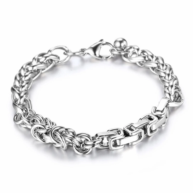 MECYLIFE Original Design Stainless Steel Link Chain Bracelet Fashion Ladies Bracelets Wholesale, Silver
MECYLIFE Original Design Stainless Steel Link Chain Bracelet Fashion Ladies Bracelets Wholesale, Silver