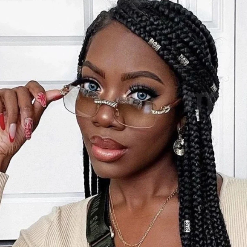 07032 Women Diamond Rimless Sunglasses Rectangle Custom Made Clear Rimless Men Sunglasses, 6 colors
07032 Women Diamond Rimless Sunglasses Rectangle Custom Made Clear Rimless Men Sunglasses, 6 colors