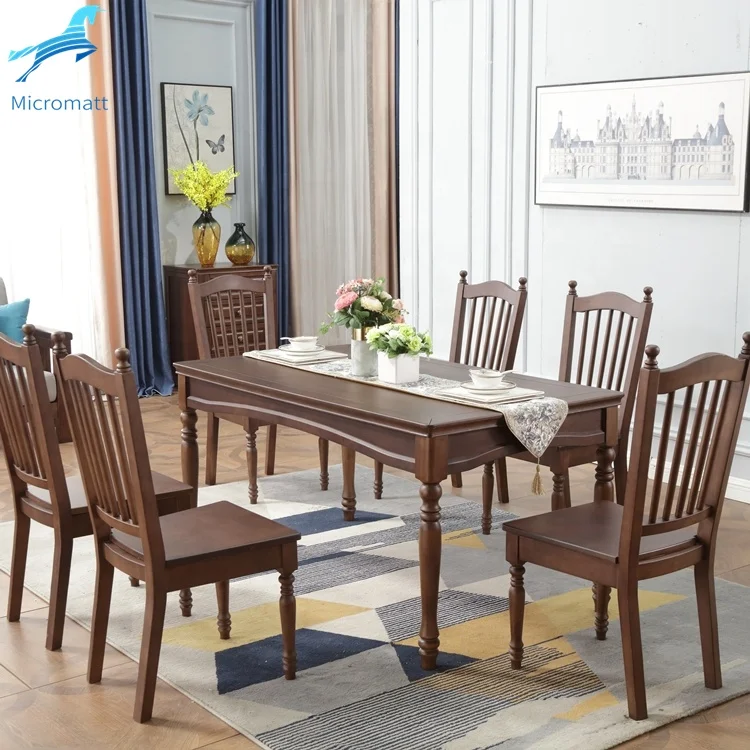Factory Direct Selling Simple Style Strong Brown Color Dining Room Furniture Solid Wood Dining Table
Factory Direct Selling Simple Style Strong Brown Color Dining Room Furniture Solid Wood Dining Table