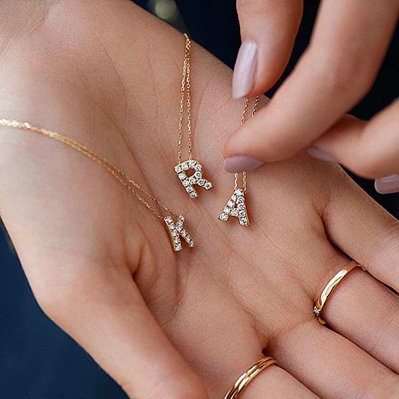 Personalized Charm Link Chain Jewelry Necklace Alphabet Cubic Zircon 26 Letter initial necklace initial pendant Necklace, Picture
Personalized Charm Link Chain Jewelry Necklace Alphabet Cubic Zircon 26 Letter initial necklace initial pendant Necklace, Picture