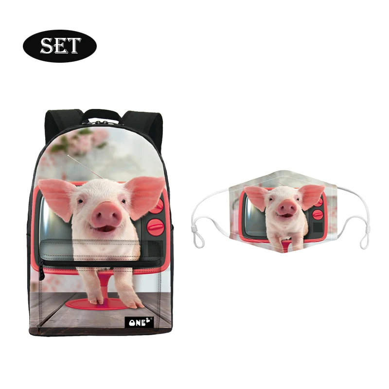 Fashionable backpack cute pig print in small TV custom design backpack comfortable bags college school bag for student
Fashionable backpack cute pig print in small TV custom design backpack comfortable bags college school bag for student