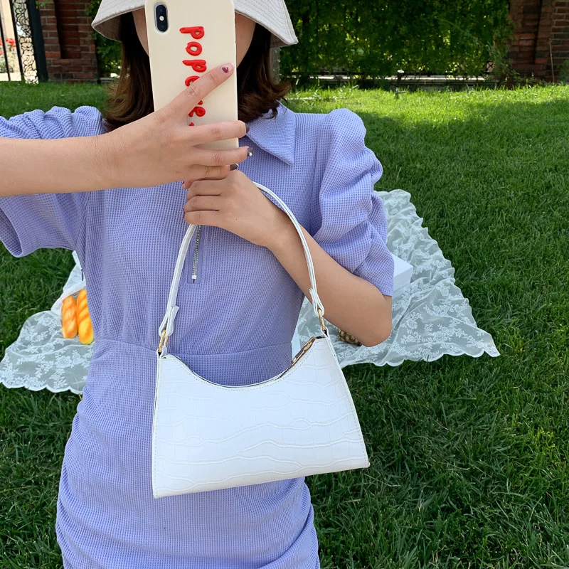 Drop Shipping Pu Leather Handbag Female Shoulder Armpit Bag Women Tote Hand Bags Pure Color Underarm Bag Lady Shoulder Handbag
Drop Shipping Pu Leather Handbag Female Shoulder Armpit Bag Women Tote Hand Bags Pure Color Underarm Bag Lady Shoulder Handbag