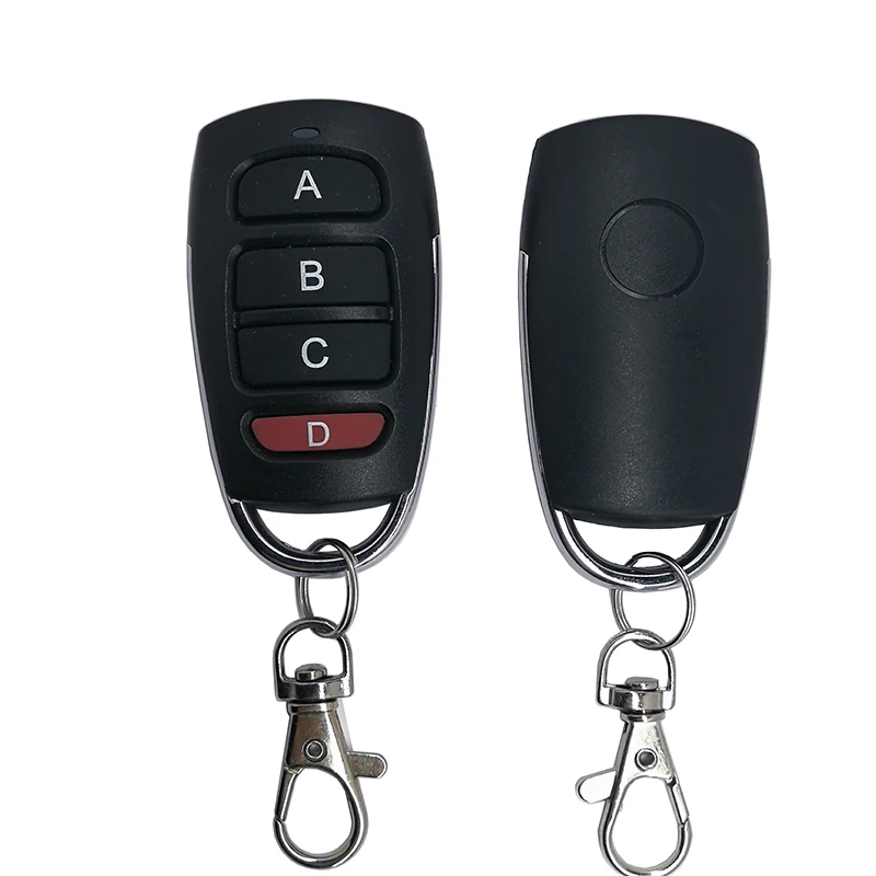 433MHZ 4 Button Round Exterior Strong Privacy Garage Door Motorcycle Car Alarm Wireless Auto Copy Remote Control Clone Key, Black
433MHZ 4 Button Round Exterior Strong Privacy Garage Door Motorcycle Car Alarm Wireless Auto Copy Remote Control Clone Key, Black