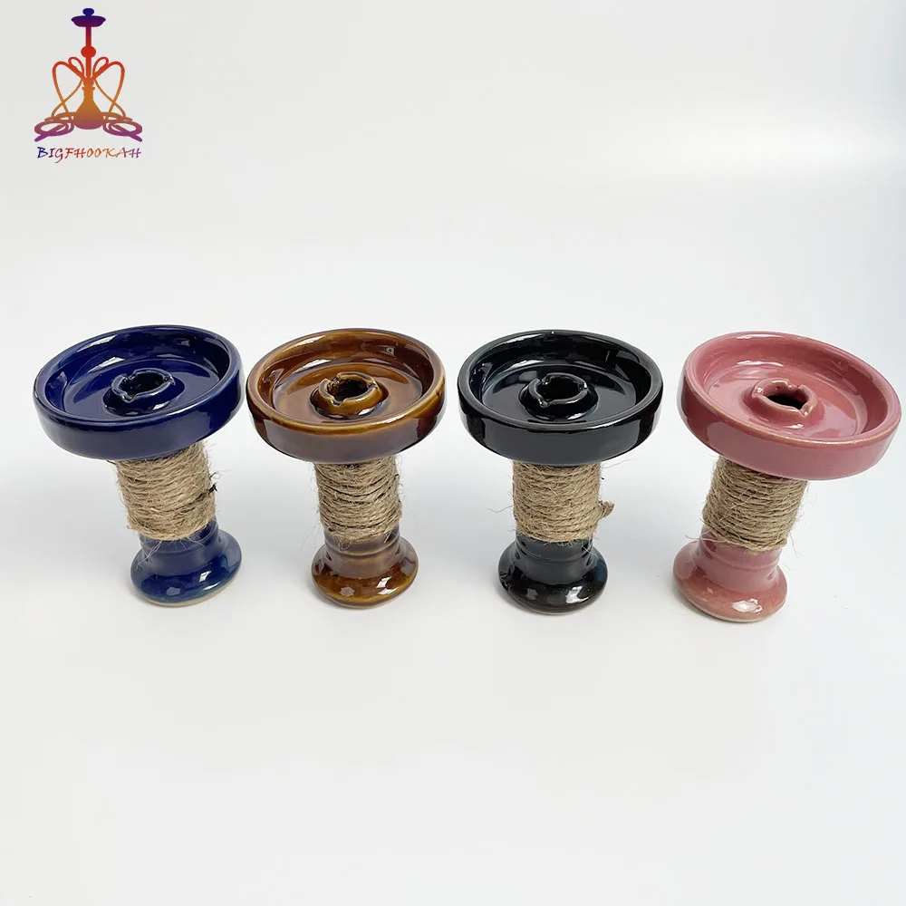 High Quality Factory Direct Modern Ceramic Wholesale Hookah Tobacco Bowl For Shisha Hookahs Accessories, Black red blue ceramics
High Quality Factory Direct Modern Ceramic Wholesale Hookah Tobacco Bowl For Shisha Hookahs Accessories, Black red blue ceramics