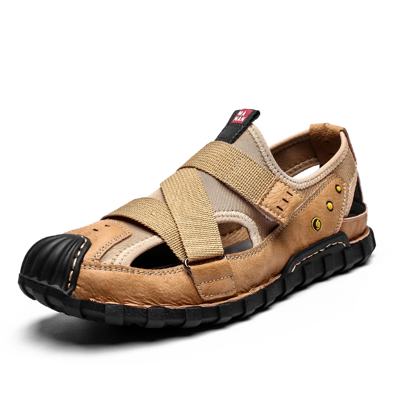 Full wrap casual sandals Canvas + Leather Outdoor sandals men Breathable Summer Shoes Men
Full wrap casual sandals Canvas + Leather Outdoor sandals men Breathable Summer Shoes Men