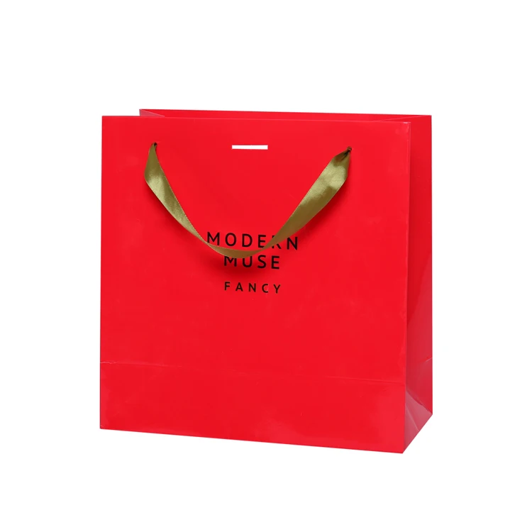 kraft bags clothing packaging shopping gift flower black paper