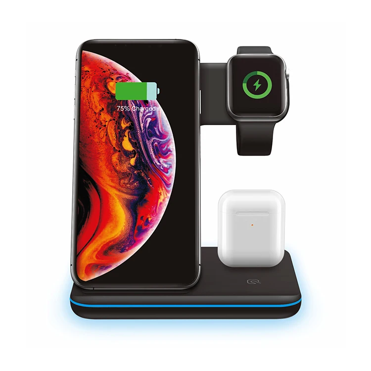 2021 New Arrival all in one wireless charger phone holder 3 in 1 wireless charger stand
2021 New Arrival all in one wireless charger phone holder 3 in 1 wireless charger stand