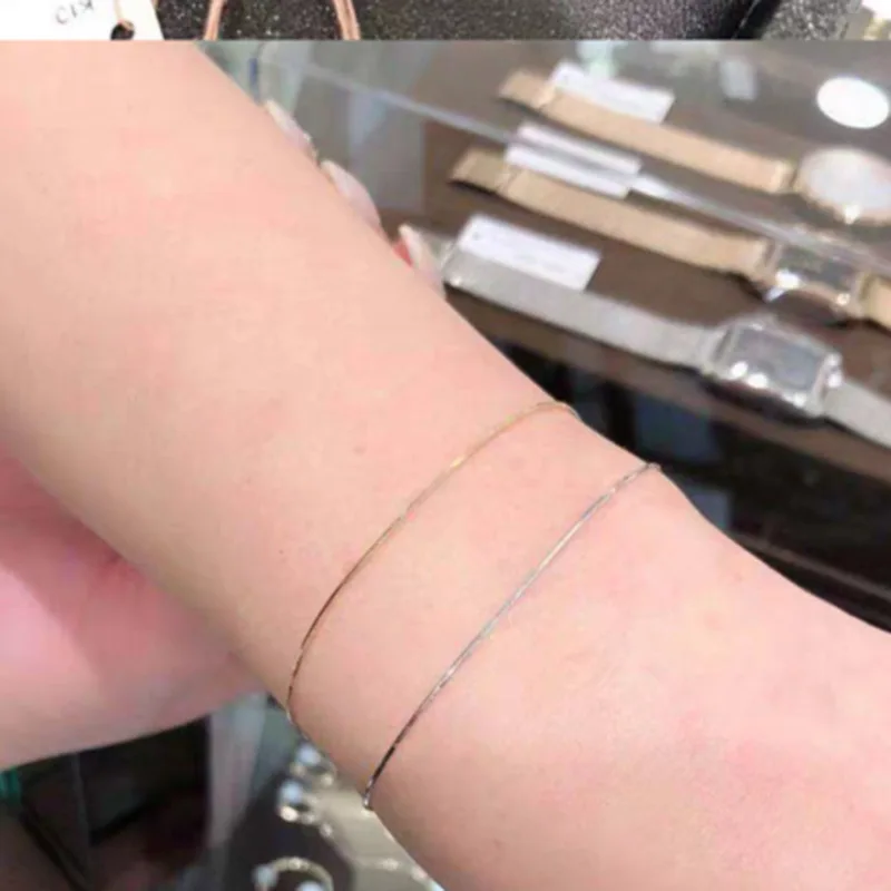 High End Gold Plated Stainless Steel Super Fine Snake Chain Bracelet for Women Wholesale Jewelry
High End Gold Plated Stainless Steel Super Fine Snake Chain Bracelet for Women Wholesale Jewelry