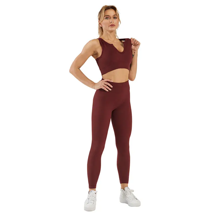 Hot Sale Seamless yoga set Custom Logo Sports Seamless high waisted leggings yoga pants push up ribbed sports bra and leggings
Hot Sale Seamless yoga set Custom Logo Sports Seamless high waisted leggings yoga pants push up ribbed sports bra and leggings