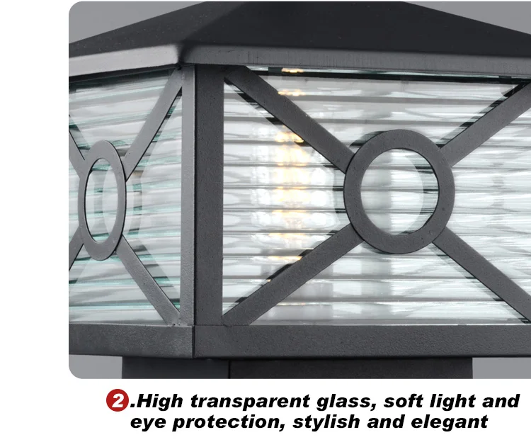 Landscape Lawn Garden Decorative Outdoor Waterproof High Power Pillar Lights