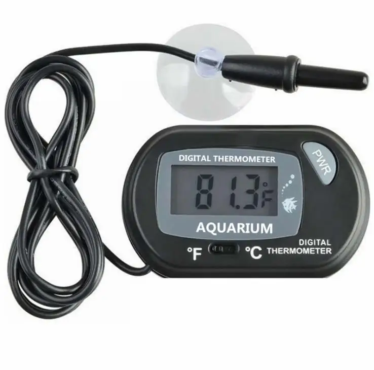 LCD Digital Aquarium Thermometer Fish Tank Water Terrarium Temperature aquarium, Black
LCD Digital Aquarium Thermometer Fish Tank Water Terrarium Temperature aquarium, Black