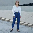 Unique Design high waist jeans With Famous Brand