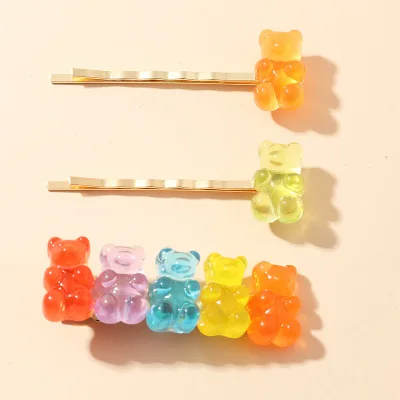 VRIUA Hair Handmade Jewelry Lovely Colorful Cartoon Animal Hairpin Acrylic Candy Color Bear Hair Clip
VRIUA Hair Handmade Jewelry Lovely Colorful Cartoon Animal Hairpin Acrylic Candy Color Bear Hair Clip