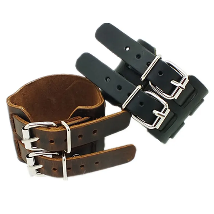 2021 New Punk Fashion Genuine Leather Bracelet for Men Adjustable Wide Belt Strap Cuff Bangle Wristband with Metal Buckle
2021 New Punk Fashion Genuine Leather Bracelet for Men Adjustable Wide Belt Strap Cuff Bangle Wristband with Metal Buckle
