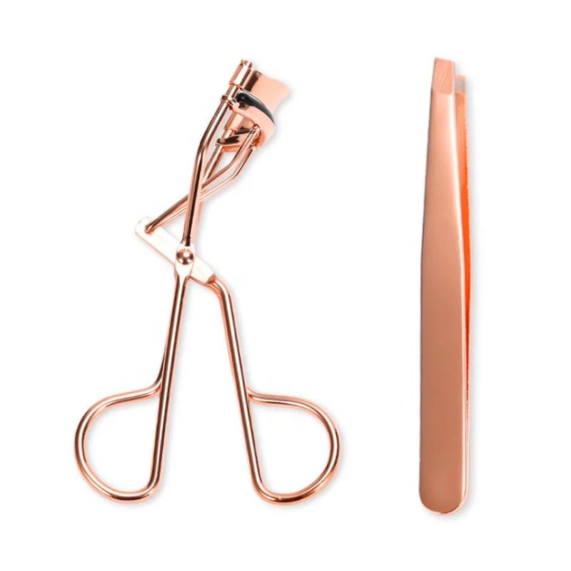 2Pcs Stainless Steel Eyelash Curler Rose Gold Eyelash Tweezer Beauty Eyelash Applicator Set, Rose gold, silver, black
2Pcs Stainless Steel Eyelash Curler Rose Gold Eyelash Tweezer Beauty Eyelash Applicator Set, Rose gold, silver, black
