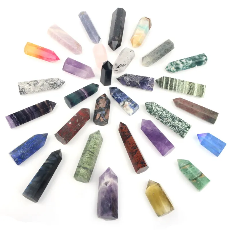 Wholesale natural crystal point clear quartz point white crystal tower for decoration
Wholesale natural crystal point clear quartz point white crystal tower for decoration