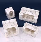Huaisheng Luxury Free design Cake Paper Cupcake Box Eco Friendly Packaging