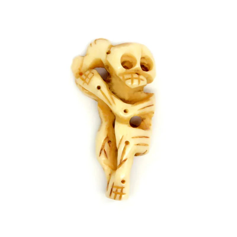 Yellow Color Genuine Ox Bone Fine Carved Dancing Skulls Beads DIy Jewelry Making Pendant
Yellow Color Genuine Ox Bone Fine Carved Dancing Skulls Beads DIy Jewelry Making Pendant