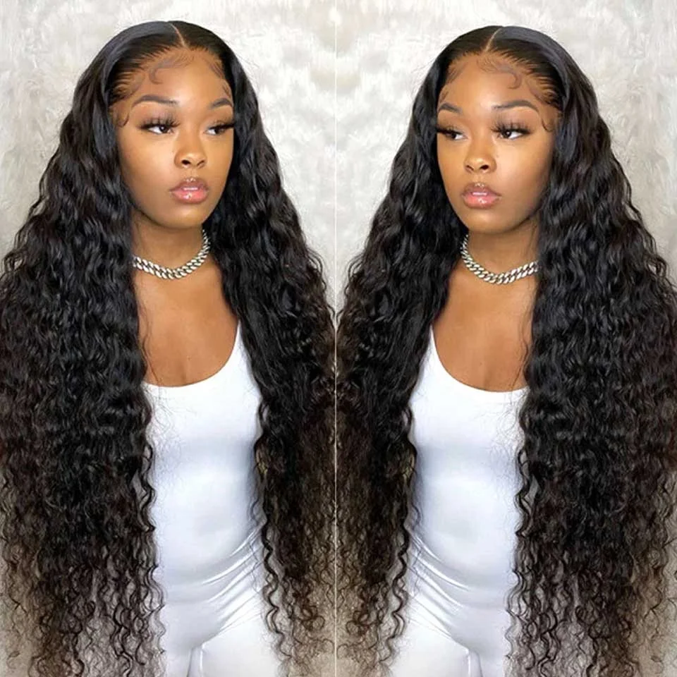Deep Wave 30 32 Inch 13x4 Transparent Lace Front Human Hair Wig For Black Women Frontal Closure Curly Brazilian Remy Hair
Deep Wave 30 32 Inch 13x4 Transparent Lace Front Human Hair Wig For Black Women Frontal Closure Curly Brazilian Remy Hair