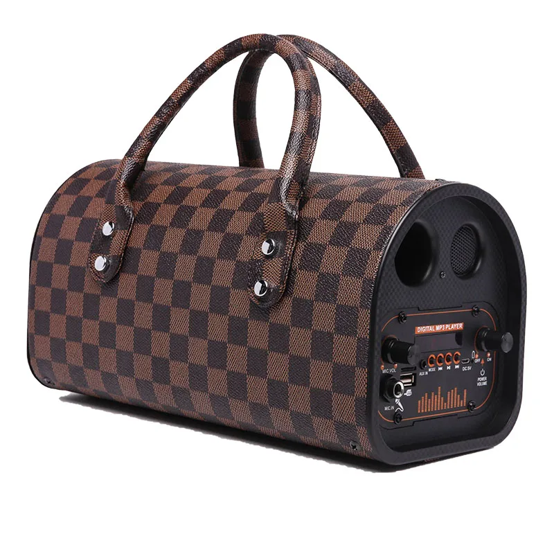 Factory promotes new mobile phones to connect cheap and fashionable portable wireless speakers, Brown 
Factory promotes new mobile phones to connect cheap and fashionable portable wireless speakers, Brown