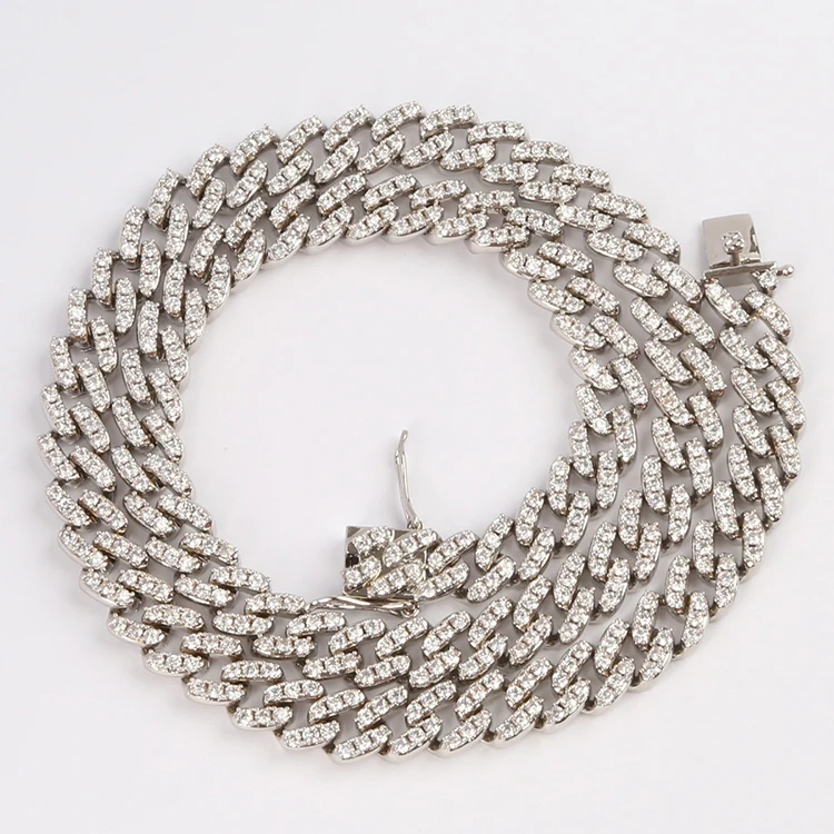 XuQian Jewelry Hip Hop Christmas diamond necklace Cuban Silver Plated Charms Zircon Necklace For Men
XuQian Jewelry Hip Hop Christmas diamond necklace Cuban Silver Plated Charms Zircon Necklace For Men