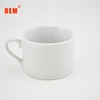wholesale muti shape full white smooth little ceramic coffee mug