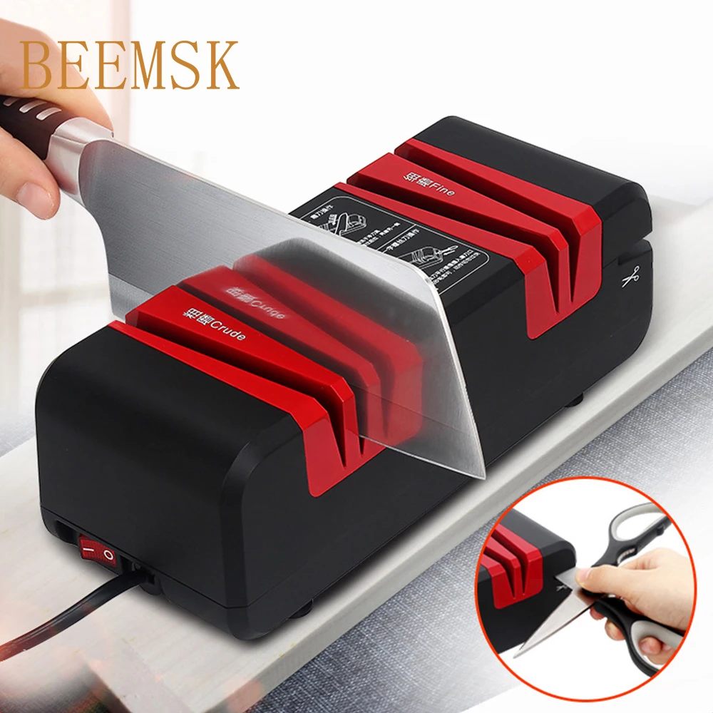 Quick knife sharpener household electric kitchen knife cutter sharpener stone magic kitchen automatic knife sharpener
Quick knife sharpener household electric kitchen knife cutter sharpener stone magic kitchen automatic knife sharpener