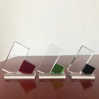 Crystal Glass Souvenir Wholesale New Exquisite Glass Transparent Souvenir Glass Crystal Trophy