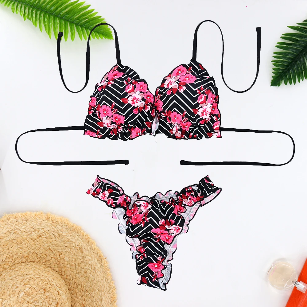 quality wear-resistant hot selling female sexy print Brazilian style bikini swimsuit
quality wear-resistant hot selling female sexy print Brazilian style bikini swimsuit