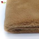 Natural style cheap fabrics textiles 100% polyester for rabbit fur coat hooded rabbit fur bag faux fur blanket