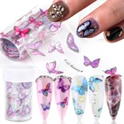 Nail Sticker Msds 2020 Mixed Rainbow Fruit Star Hearts Flowers Nail Art Butterfly Decals Sticker