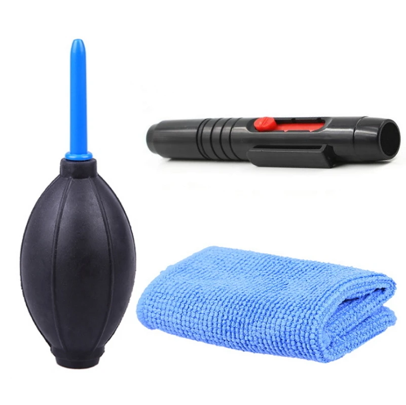 Hot 3 in 1 Lens Cleaning Tool Kit Air Blower Cloth Duster Pen Brush digital Camera Lens Pen factory price wholesales, Black
Hot 3 in 1 Lens Cleaning Tool Kit Air Blower Cloth Duster Pen Brush digital Camera Lens Pen factory price wholesales, Black