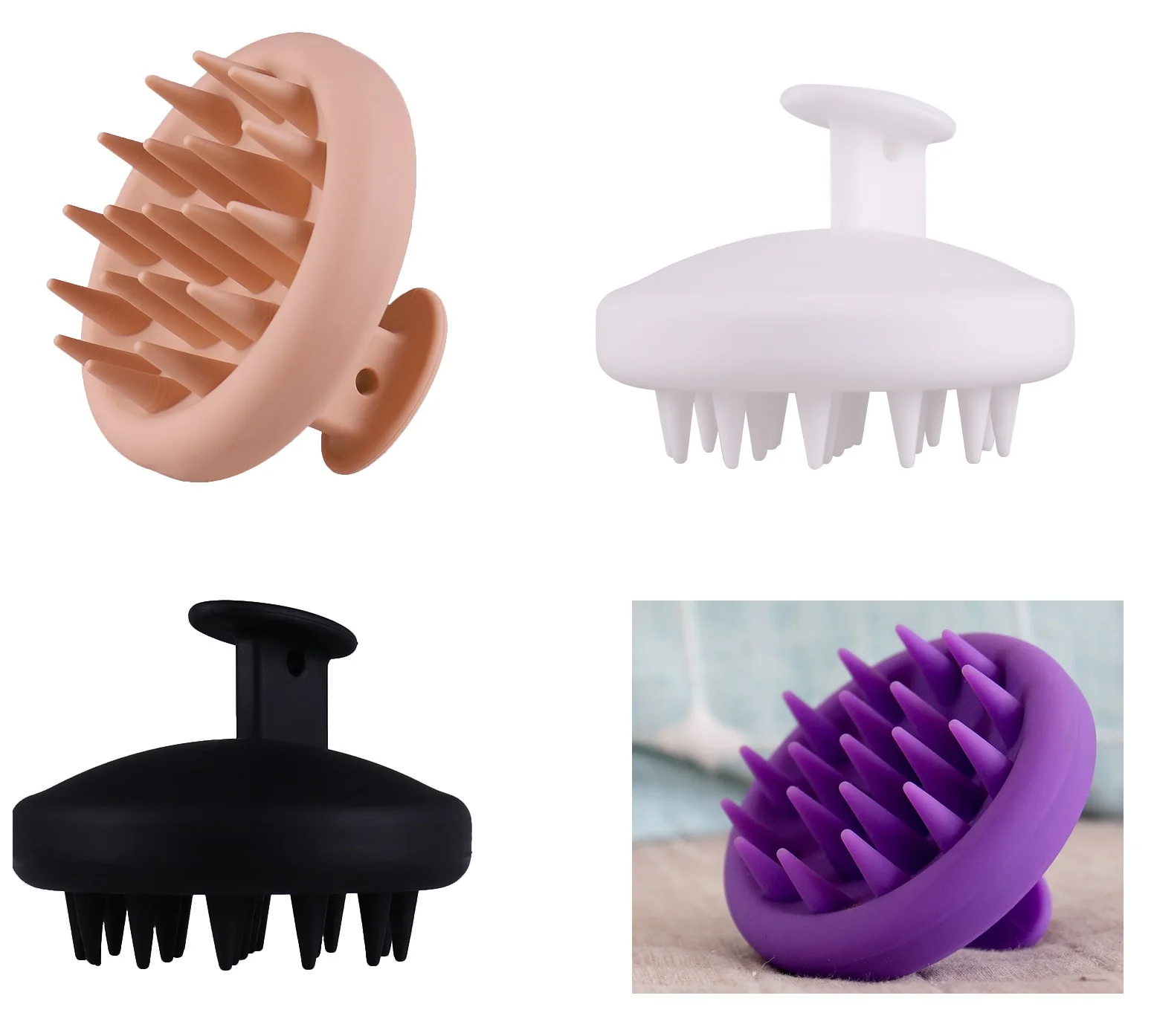 2021 New Customized All-silicone Brush Scalp Massager Eco-friendly Silicone Shampoo Brush Patented Hair Brush for Massage Scalp, Customized color
2021 New Customized All-silicone Brush Scalp Massager Eco-friendly Silicone Shampoo Brush Patented Hair Brush for Massage Scalp, Customized color