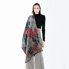 Amazon latest design Poncho size shawl wrap cape for shoulder