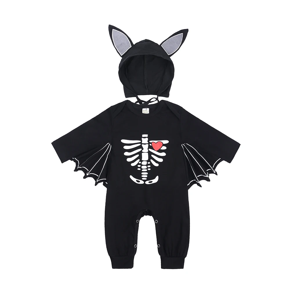 Skull Print Baby Clothes Rompers Newborn Boys Clothing with Hat Halloween Costume Kids
Skull Print Baby Clothes Rompers Newborn Boys Clothing with Hat Halloween Costume Kids