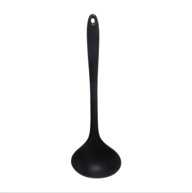 Non-stick Heat Resistant Black Single Silicone Soup Spoon New Kitchen Tools and Gadgets Kitchen Gadgets Tools, Customized color
Non-stick Heat Resistant Black Single Silicone Soup Spoon New Kitchen Tools and Gadgets Kitchen Gadgets Tools, Customized color