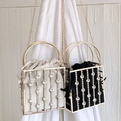 Glitter Rhinestone Metal Frame Evening Bags Elegant Ladies Clutch Bag Hollow-Out Cage Purses Luxury Handbags for Women, Multi
Glitter Rhinestone Metal Frame Evening Bags Elegant Ladies Clutch Bag Hollow-Out Cage Purses Luxury Handbags for Women, Multi