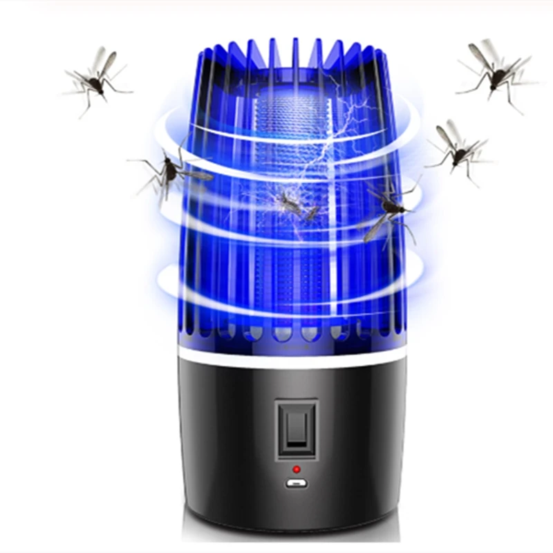 

USB Rechargeable Electric Shock Mosquito Killer Lamp LED Bug zapper Insect Killer Pest Repeller Camping Night Light Trap