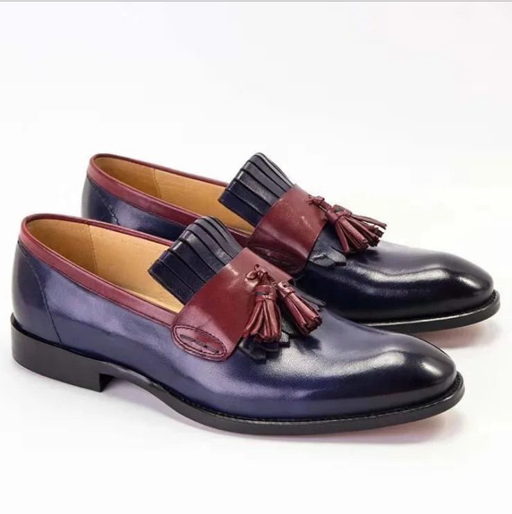 Men's single shoes spring 2021 new comfortable low heel men's shoes tassel decoration single shoes, Purple blue, red, brown
Men's single shoes spring 2021 new comfortable low heel men's shoes tassel decoration single shoes, Purple blue, red, brown