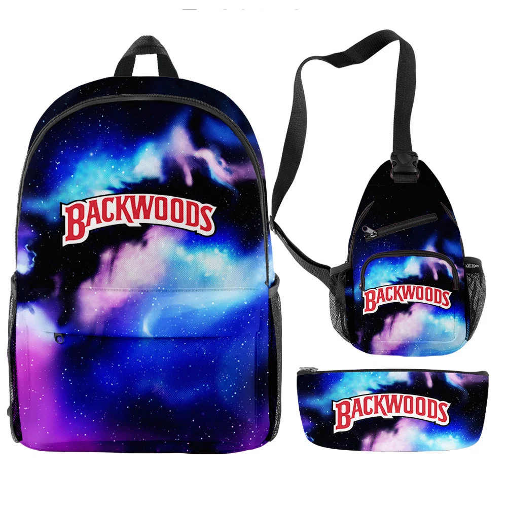 Custom Printed 3Pcs Cross Body Shoulder Bags 3D Cookie Backwoods Backpack Bags Set For Travel School
Custom Printed 3Pcs Cross Body Shoulder Bags 3D Cookie Backwoods Backpack Bags Set For Travel School