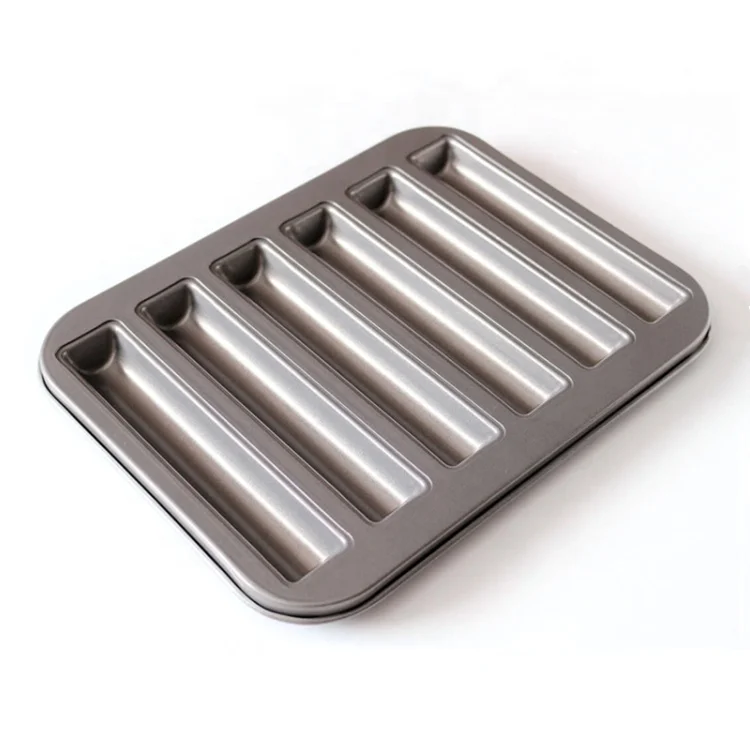 Japanese Standards 6 Holes Non-stick Steel Financier Mold Cake Baking Tray Biscuit Baking Pan
Japanese Standards 6 Holes Non-stick Steel Financier Mold Cake Baking Tray Biscuit Baking Pan