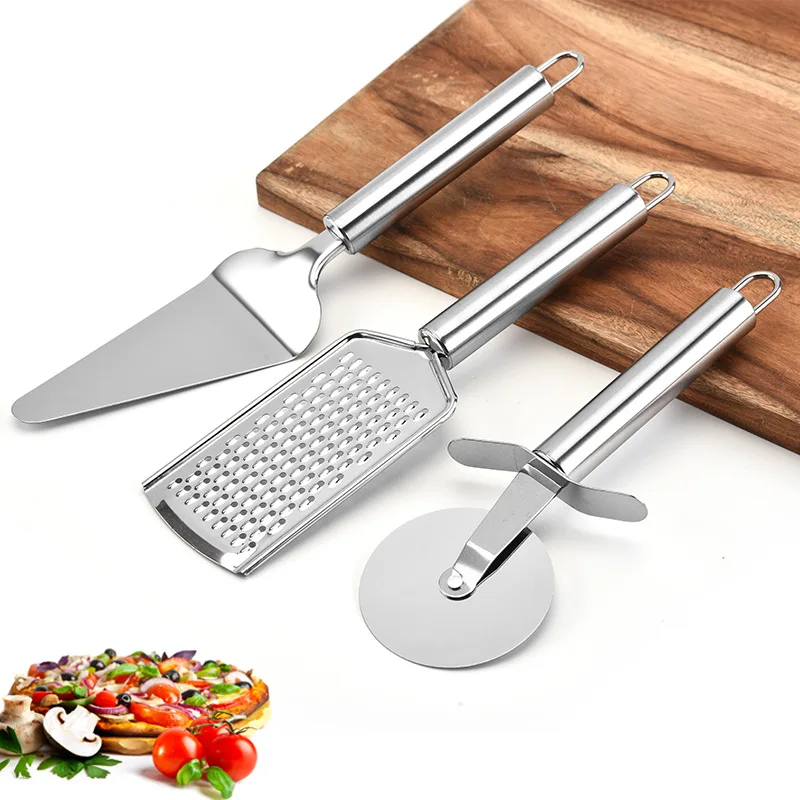 Kitchen Accessories Baking Tools Set 3 Pieces Pizza Shovel Pizza Cutter Wheel Cheese Grater Baking Multifunction Tools Set
Kitchen Accessories Baking Tools Set 3 Pieces Pizza Shovel Pizza Cutter Wheel Cheese Grater Baking Multifunction Tools Set