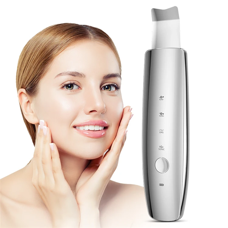 MIQMI multi-functional skin scrubber facial deep cleansing ultrasound skin scrubber blackhead removal mini heating skin scrubber, White+pink
MIQMI multi-functional skin scrubber facial deep cleansing ultrasound skin scrubber blackhead removal mini heating skin scrubber, White+pink