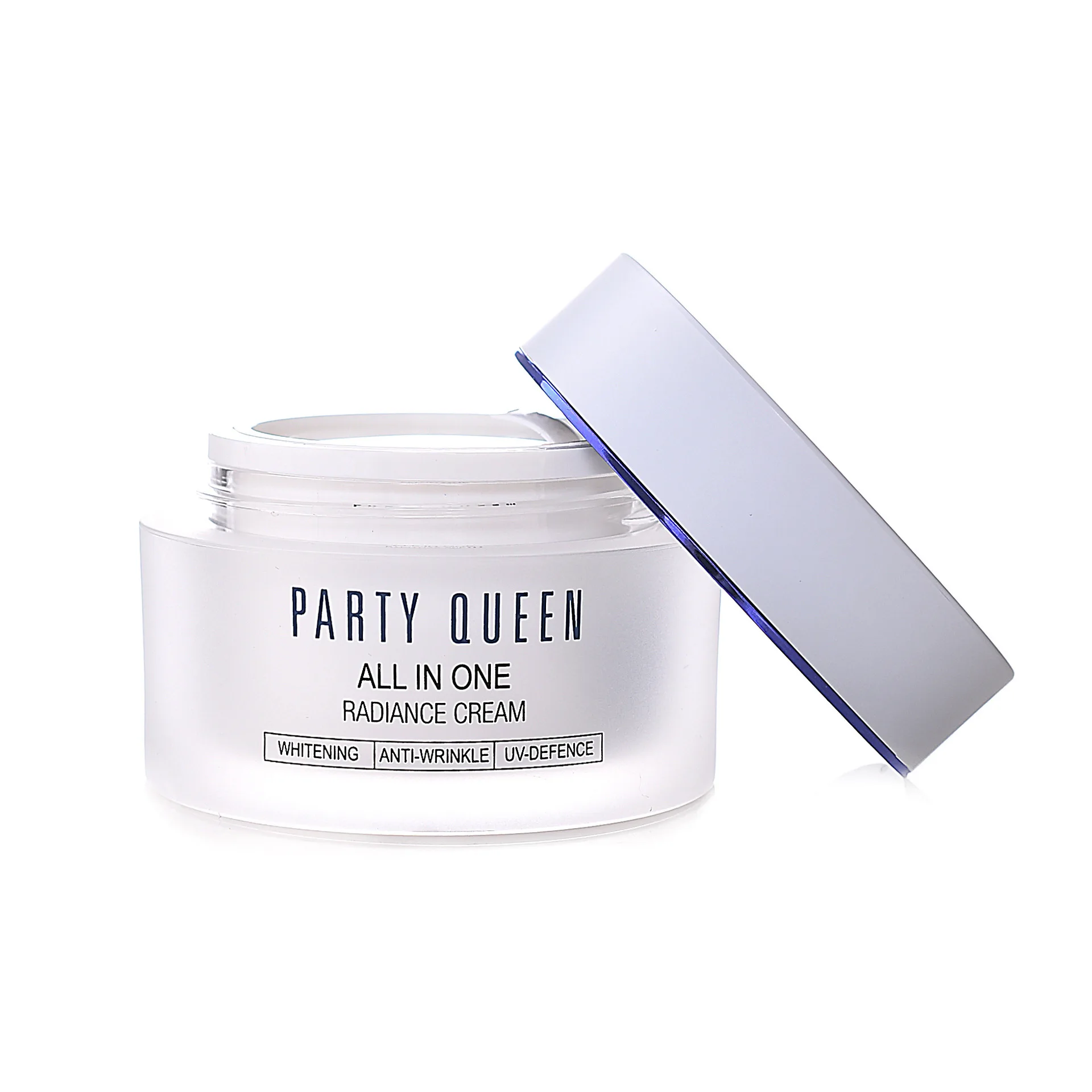 Party Queen brightening skin light skin tone white flecks face makeup cream, White color
Party Queen brightening skin light skin tone white flecks face makeup cream, White color