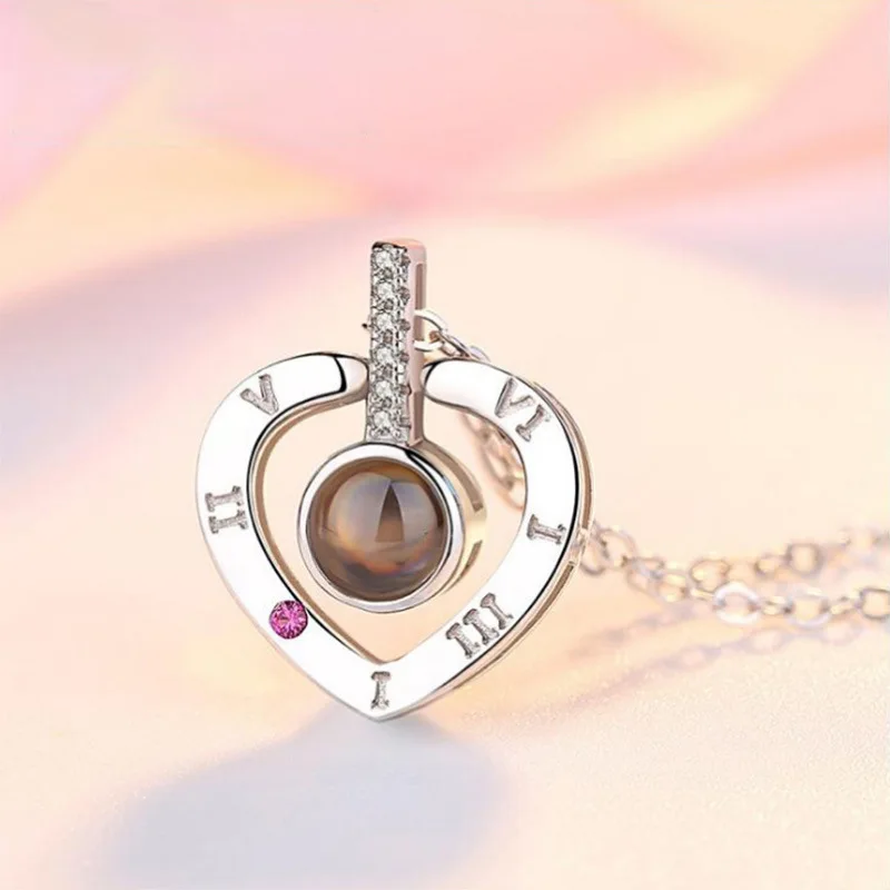 NN1005 Nanotechnology Jewelry 100 Languages I Love You Necklace Gifts for Valentine's Day for Women Girls Memory Love Necklace
NN1005 Nanotechnology Jewelry 100 Languages I Love You Necklace Gifts for Valentine's Day for Women Girls Memory Love Necklace
