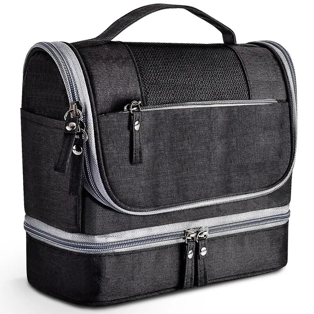Waterproof Hanging Cosmetic Bag Travel Organizer Kit Makeup Bag For Men or Women
Waterproof Hanging Cosmetic Bag Travel Organizer Kit Makeup Bag For Men or Women